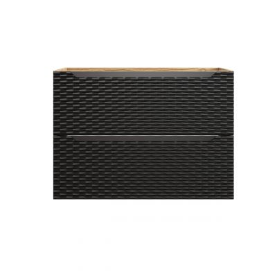 Szafka 80x46x57 cm czarna-dab OCEANBLACK82802S Comad Ocean Black