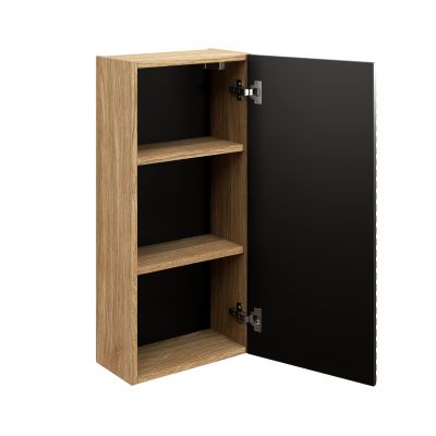 Szafka 35x19x75 cm czarna-dab OCEANBLACK83351D Comad Ocean Black
