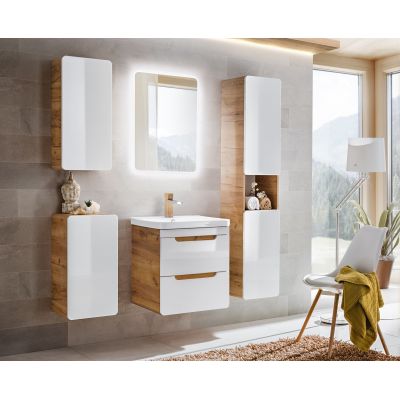 Szafka 40x22x60 cm podumywalkowa wisząca biała ARUBAWHITE826FSC Comad Aruba White