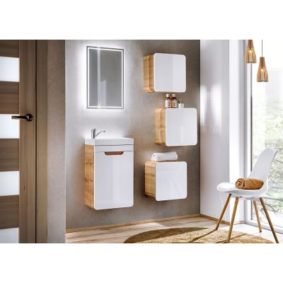Szafka 40x22x60 cm podumywalkowa wisząca biała ARUBAWHITE826FSC Comad Aruba White