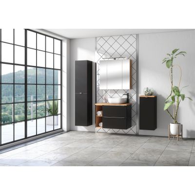 Szafka 80x46x57 cm podumywalkowa wisząca czarna CAPRICOSMOS821FSC Comad Capri Cosmos