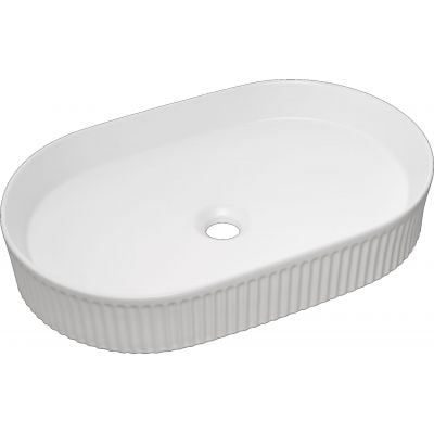 Umywalka 56x36 cm owalna nablatowa biała BEYOND3WHITEE6531 Comad Beyond