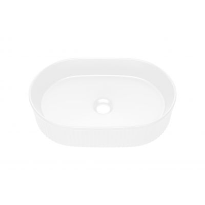 Umywalka 48x32.5 cm owalna nablatowa biała BEYOND5WHITEE6564 Comad Beyond