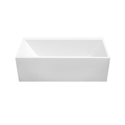 Wanna wolnostojąca 170x80 cm prostokątna biała W1700WRT12ZPRZELEWEM Cristalstone Linea Ideal