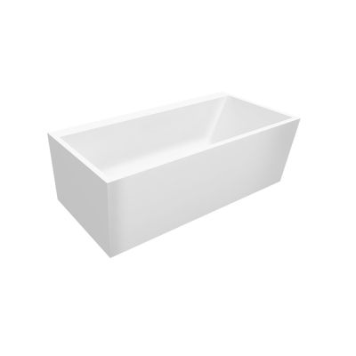 Wanna wolnostojąca 170x80 cm prostokątna biała W1700WRT12ZPRZELEWEM Cristalstone Linea Ideal