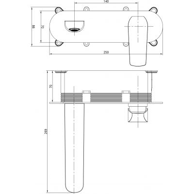 Cersanit City S951361 bateria umywalkowa