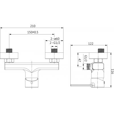 Cersanit Zip S951578 bateria prysznicowa
