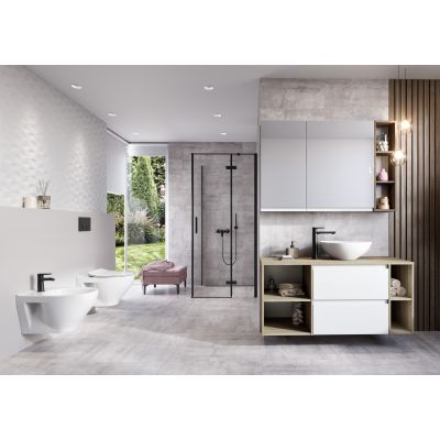 Cersanit Moduo S951585 bateria umywalkowa stojąca czarny