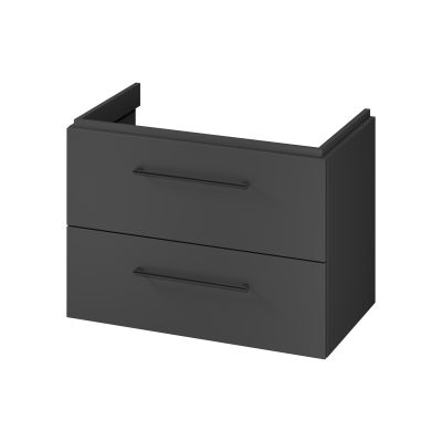 Szafka 79.4x44.4x57.2 cm podumywalkowa wisząca antracyt S164037 Cersanit Larga