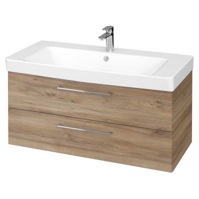 Umywalka z szafką 101 cm orzech S801331DSM Cersanit Mille