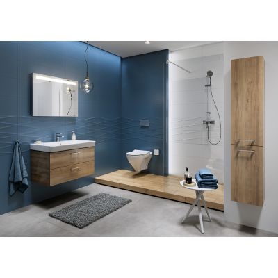 Umywalka z szafką 101 cm orzech S801331DSM Cersanit Mille