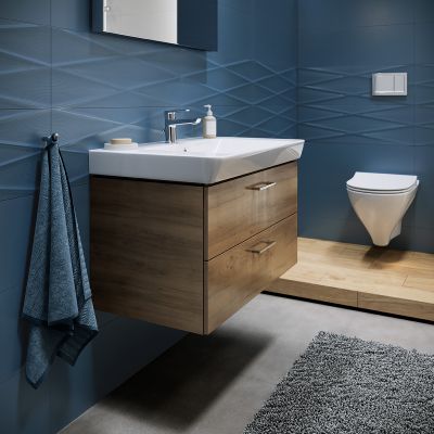 Umywalka z szafką 101 cm orzech S801331DSM Cersanit Mille