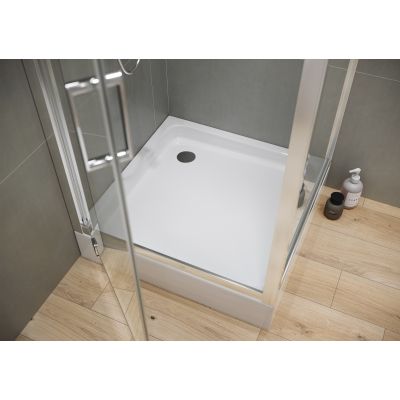 Brodzik kwadratowy 90x90 cm biały S204012 Cersanit Tako