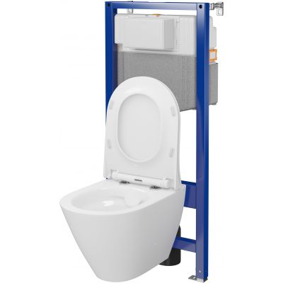 Zestaw WC stelaż z miską i deską S701795 Cersanit City