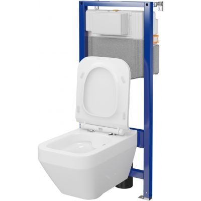 Zestaw WC stelaż z miską i deską S701809 Cersanit Crea