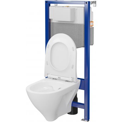 Zestaw WC stelaż z miską i deską S701821 Cersanit Mille