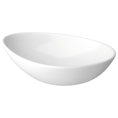 Umywalka 56.5x36.5 cm nablatowa biała K116052 Cersanit Moduo