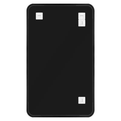 Lustro 50x80 cm prostokątne czarny 5905241011530 Dubiel Vitrum Rio