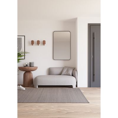 Lustro 50x80 cm prostokątne czarny 5905241011530 Dubiel Vitrum Rio