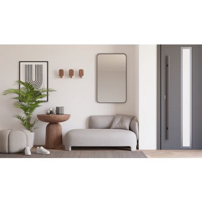 Lustro 50x80 cm prostokątne czarny 5905241011530 Dubiel Vitrum Rio