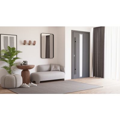 Lustro 50x80 cm prostokątne czarny 5905241011530 Dubiel Vitrum Rio