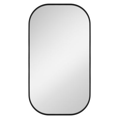 Lustro 50x90 cm owalne czarny 5905241012834 Dubiel Vitrum Luis