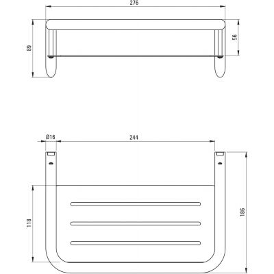 Koszyk łazienkowy ADID551 Deante Silia