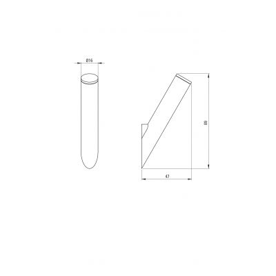 Deante Silia ADIF111 wieszak na ręcznik stal