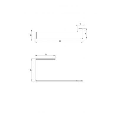 Deante Mokko ADMN211 uchwyt na papier toaletowy