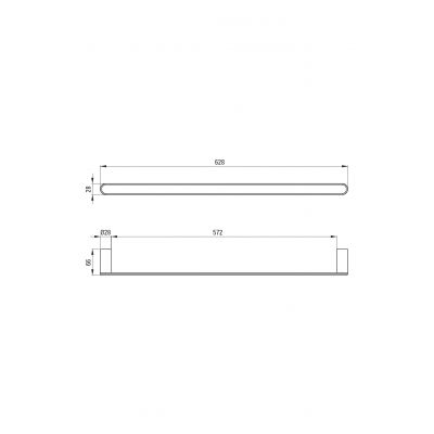 Deante Round ADRN621 wieszak