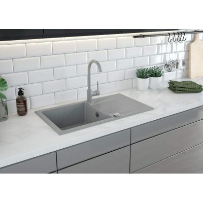 Deante Milin BEUS62M bateria kuchenna stojąca grafit/szary