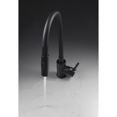 Bateria kuchenna stojąca czarna BOCN74M Deante Luno