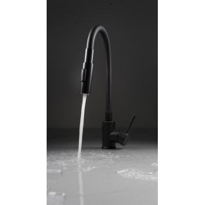 Bateria kuchenna stojąca czarna BOCN74M Deante Luno