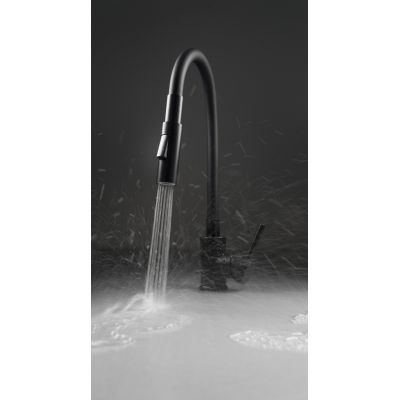 Bateria kuchenna stojąca czarna BOCN74M Deante Luno