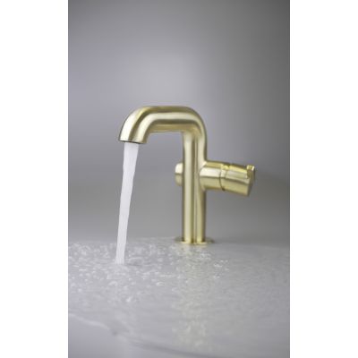 Deante Silia BQSR24M bateria umywalkowa stojąca złota