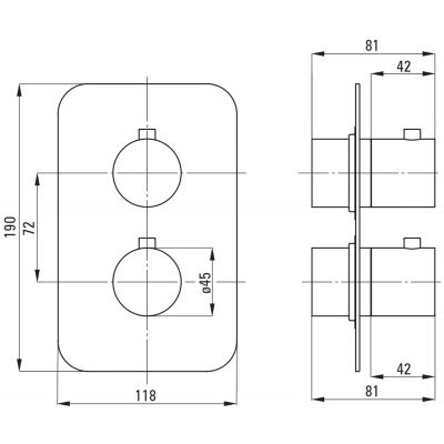 Deante Box BXYREBT bateria wannowo-prysznicowa podtynkowa podtynkowa złoty
