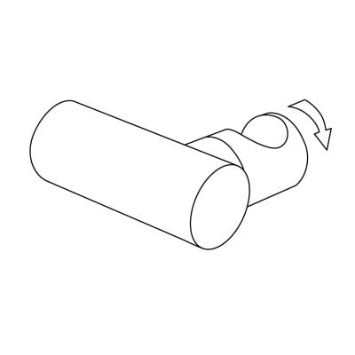 Uchwyt prysznicowy ANRC21U Deante Round