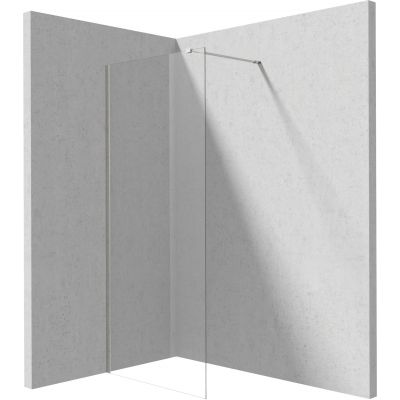 Ścianka prysznicowa walk-in 80 cm chrom połysk/szkło przezroczyste KTJ038P Deante Prizma