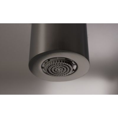 Zestaw prysznicowy ścienny z deszczownicą grafitowy NQSD4XM Deante Silia