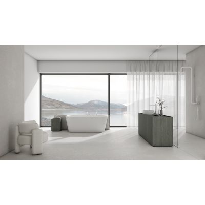 Wanna przyścienna 160x75 cm biała KDS016W Deante Silia