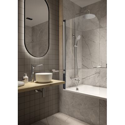 Umywalka 28x28 cm okrągła nablatowa biała CDJ6U2S Deante Jasmin