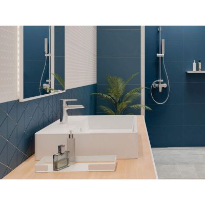 Umywalka 60x50 cm prostokątna nablatowa biała CDT6U6S Deante Temisto