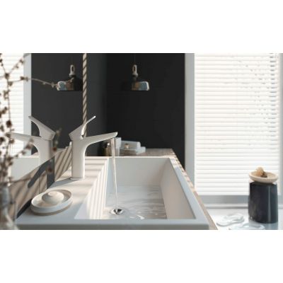 Umywalka 60x50 cm prostokątna nablatowa biała CDT6U6S Deante Temisto