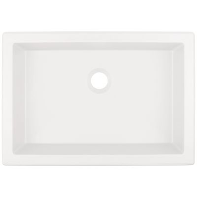 Umywalka 50x35 cm prostokątna wpuszczana-podblatowa biała CQRAU5U Deante Correo