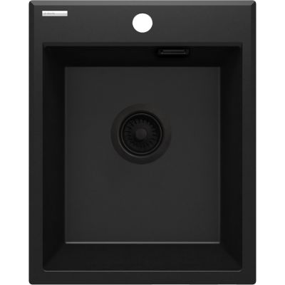 Zlewozmywak granitowy 50x40 cm czarny ZQEN104 Deante Eridan