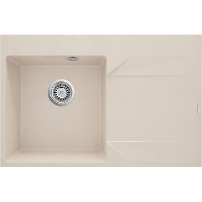 Zlewozmywak granitowy 76x50 cm beżowy ZQJ511P Deante Evora