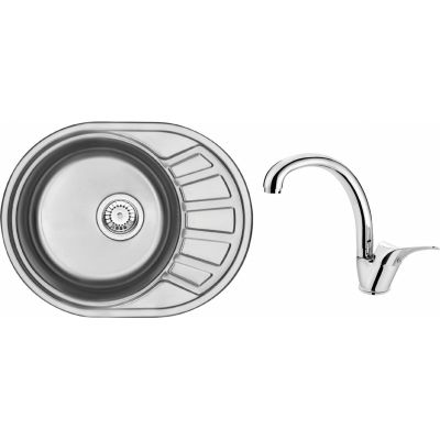Zlewozmywak z baterią ZSTA011C Deante Stock