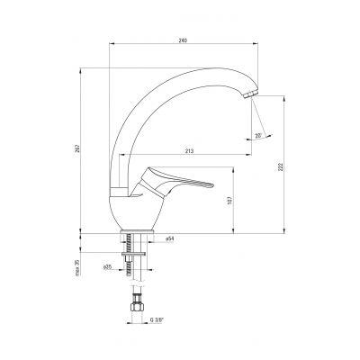 Zlewozmywak z baterią ZSTA011C Deante Stock