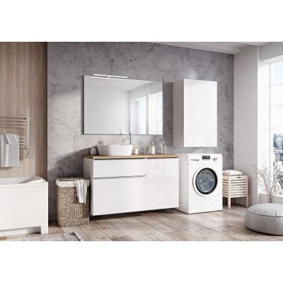 Szafka 59.6x31.6x100 cm boczna wisząca biała RE140600068060 Elita For All