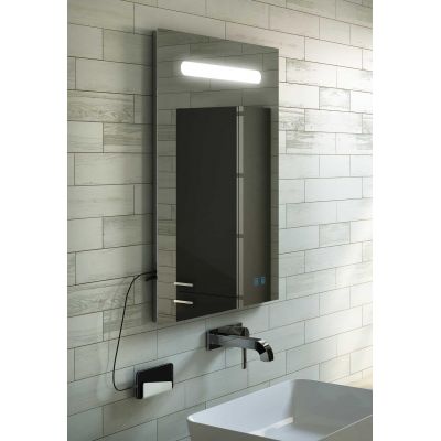 Lustro 60x80 cm prostokątne z oświetleniem z matą grzewczą RE066764000010 Elita Lina
